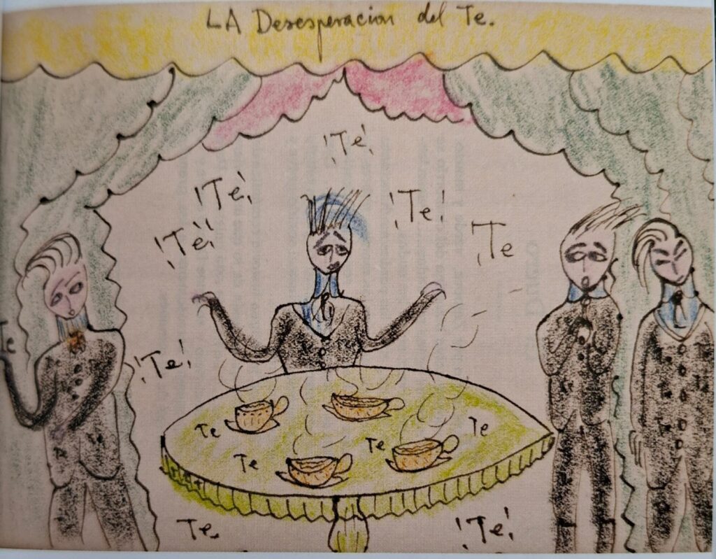 Ilustración de Lorca- La Desesperación del Té